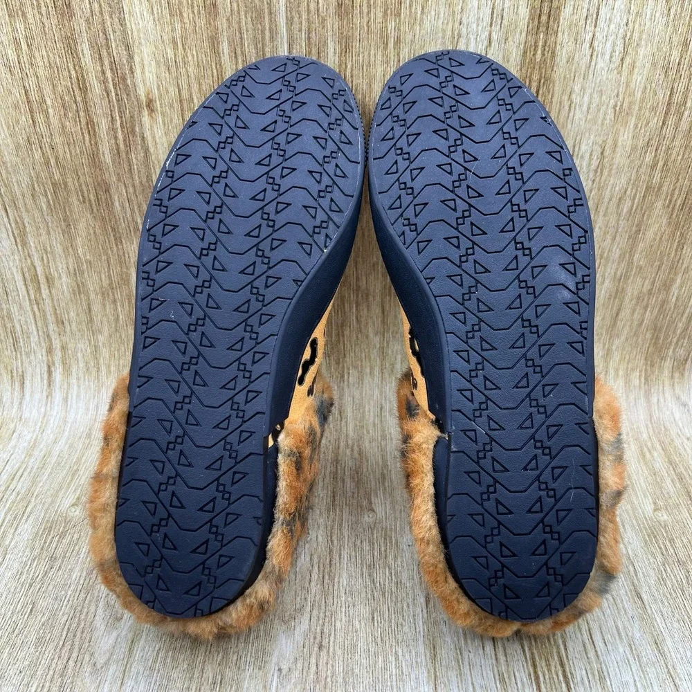 Puma x Mihara Yasuhiro Men's Size 10 Tan Black Leopard Faux Fur Shoes 357300-01